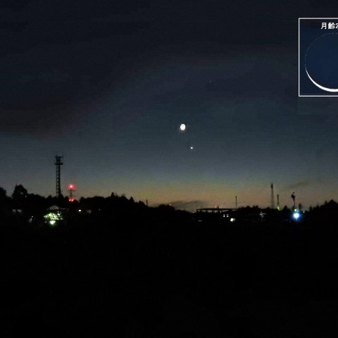 月と金星が接近（1）