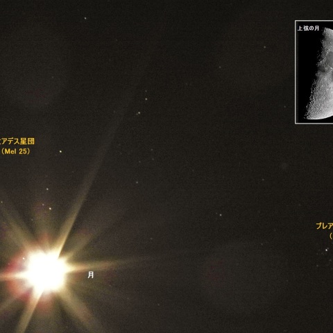 おうし座（ヒアデス星団・プレアデス星団）