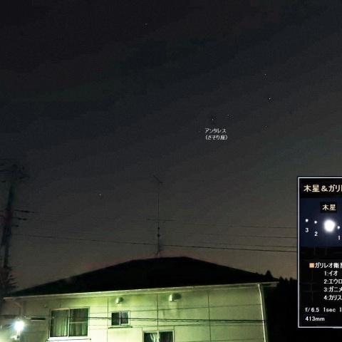3月最後の夜明け前の星景