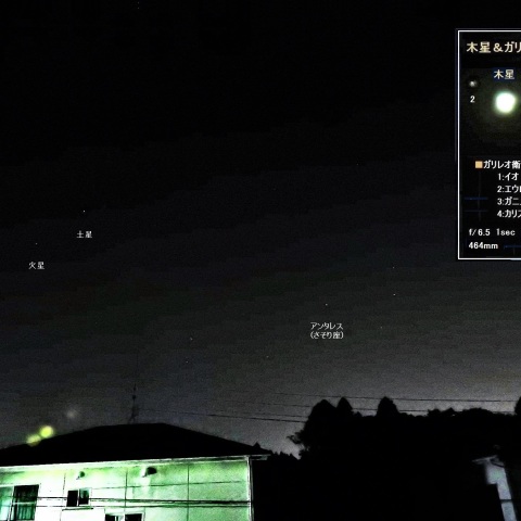 5月中旬の南東～南西の星景