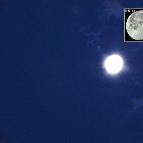 月と土星が接近－2