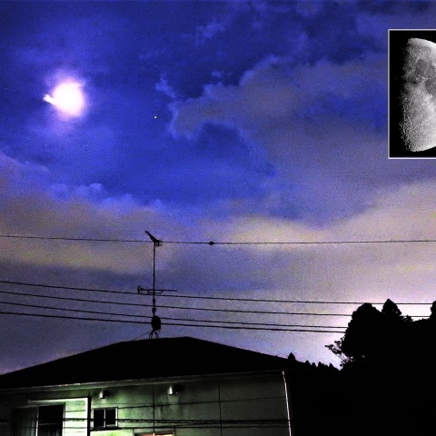 月と土星が接近