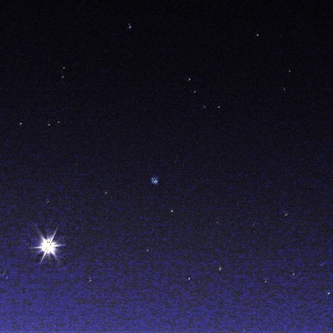 明け方の金星とスピカ－2