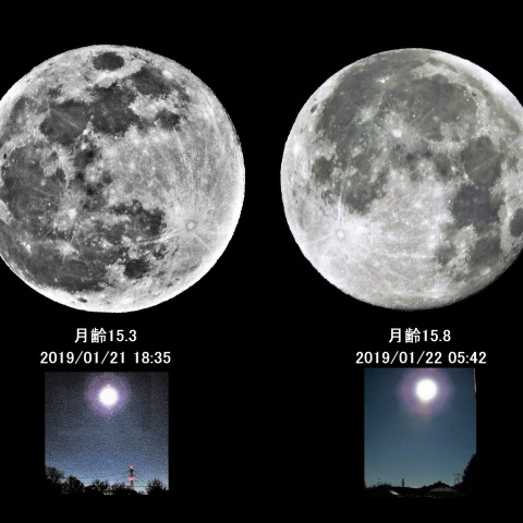 2019年の最初の満月