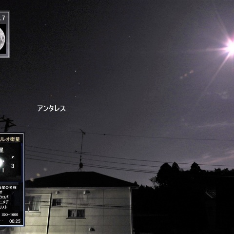 月とスピカが近づく－1