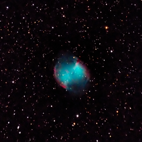 こぎつね座　M27（亜鈴状星雲）