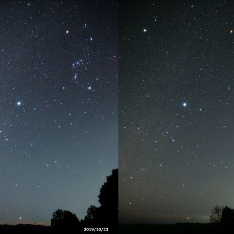 暗くなったベテルギウス