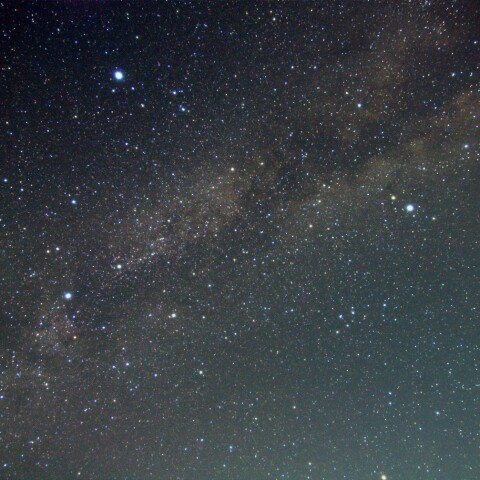 夏の大三角と天の川