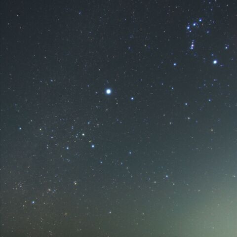 冬の大三角とカノープス