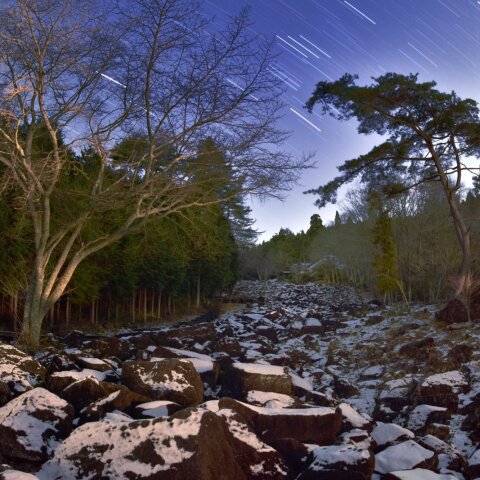 地上の銀河と天上のオリオン