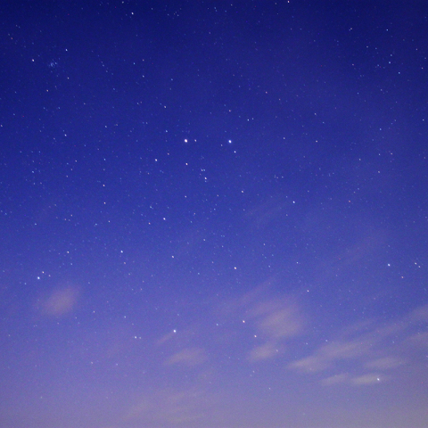 明け方のふたご座流星群