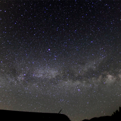 夏の天の川　北から南まで