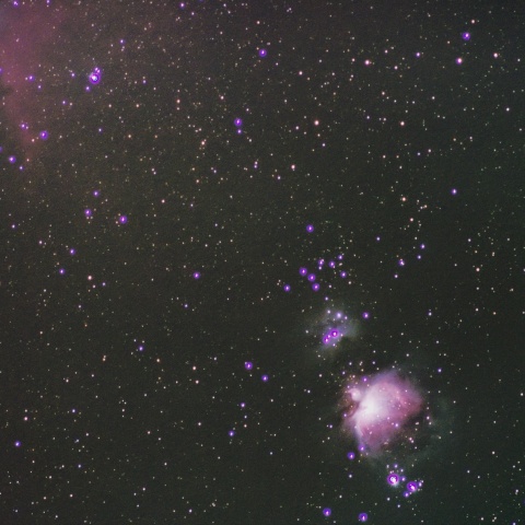 オリオン座付近