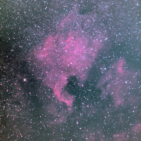 北アメリカ星雲とペリカン星雲