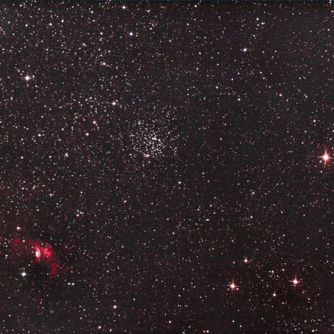 バブル星雲と散開星団M52