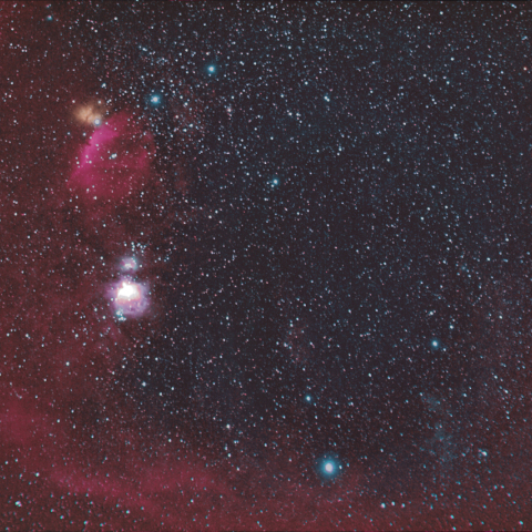 オリオン座付近