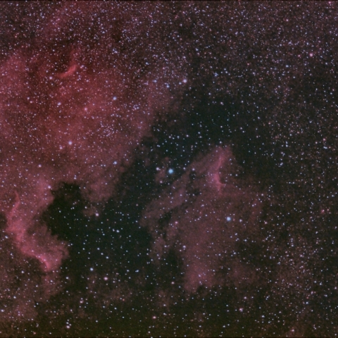 北アメリカ星雲とペリカン星雲