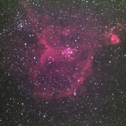 ハート星雲（IC1805）