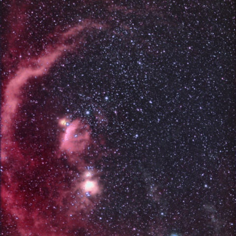 オリオン座付近