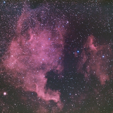 北アメリカ星雲とペリカン星雲 