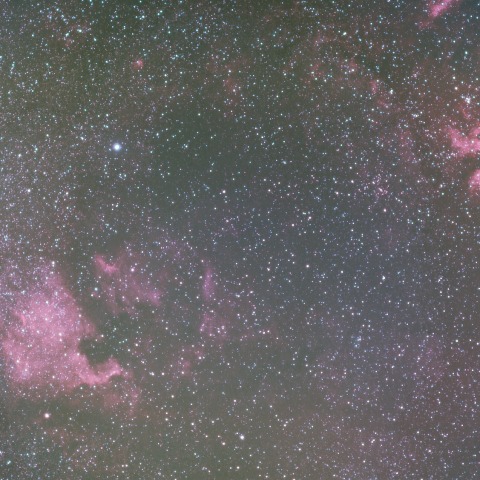 白鳥座の散光星雲