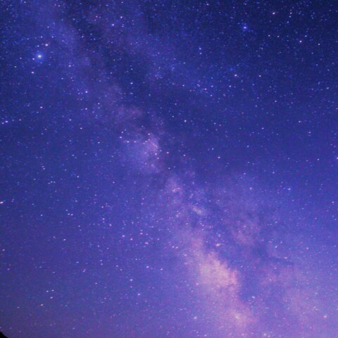 大平山荘から見た天の川