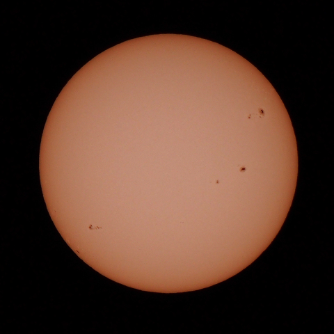 10月27日の太陽面