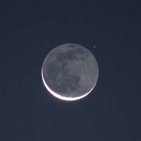 「ふたご座κ」出現後の地球照