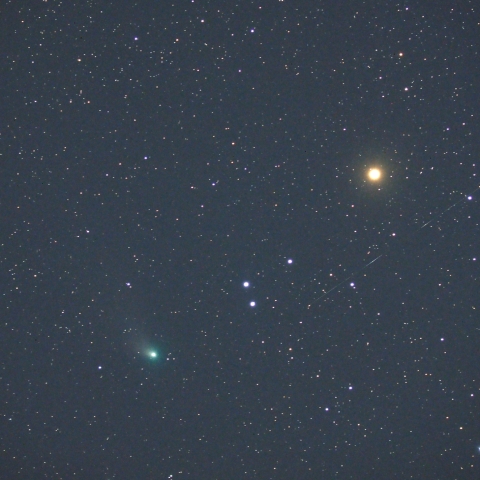 アルデバランに接近したZTF彗星（C／2022E3）