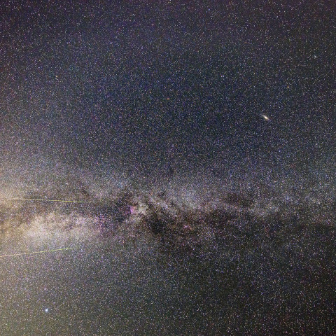 流れ星と天の川