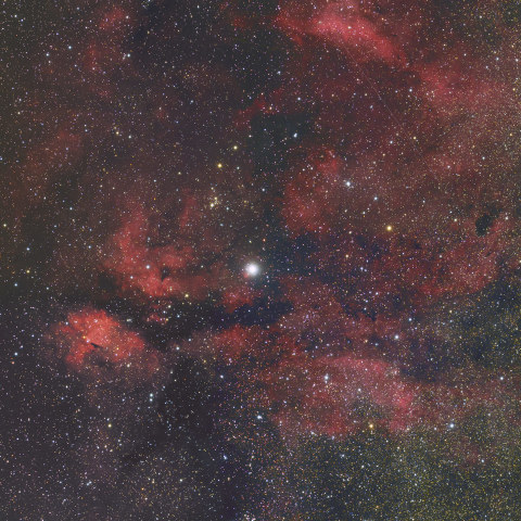 白鳥座γ星辺りの星雲