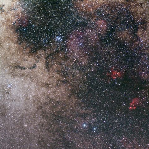 さそり座毒針の辺りの天の川