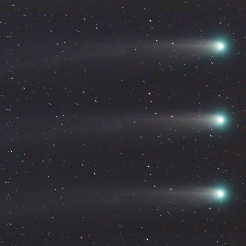 12月5日 ラブジョイ彗星のテイルの変化