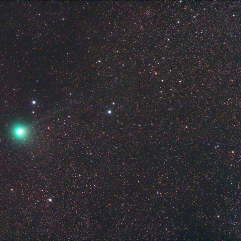 8/24明け方のジャック彗星