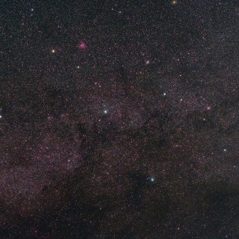 カシオペアを行くジャック彗星