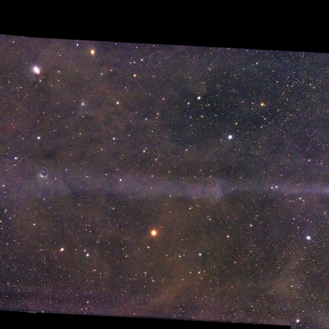 1/23 蛇行するラブジョイ彗星のテイル