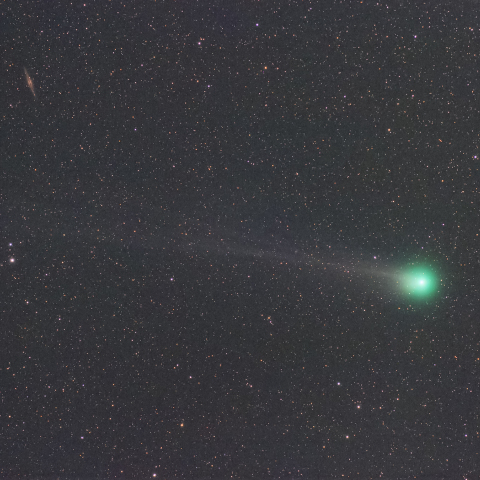 2/3 ラブジョイ彗星とNGC891