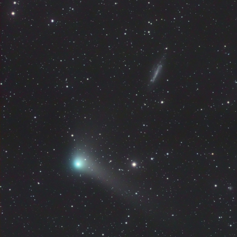 ギャラッド彗星とNGC4236