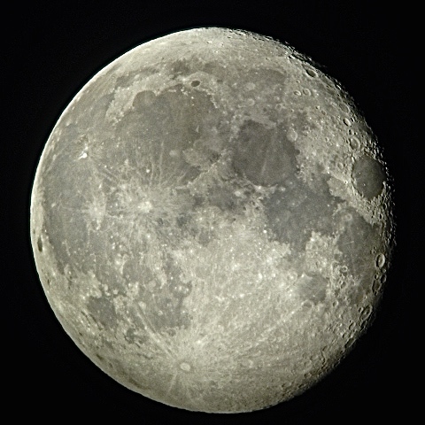 12月9日未明の月 十六夜