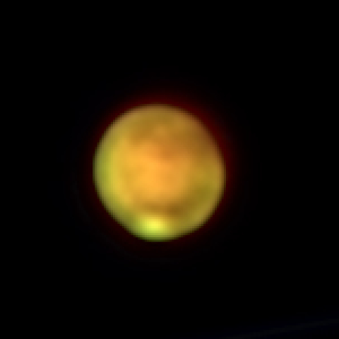 口径6cmによる火星