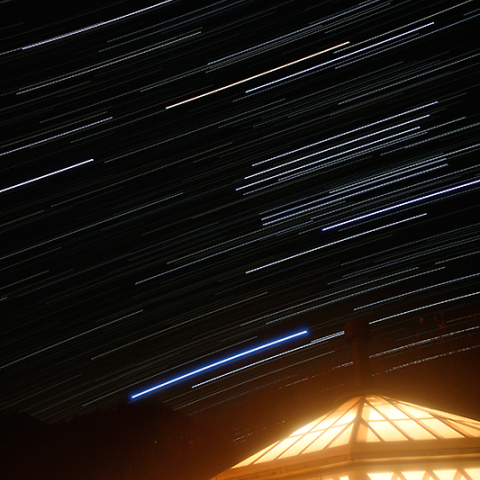 昇るシリウスとオリオン