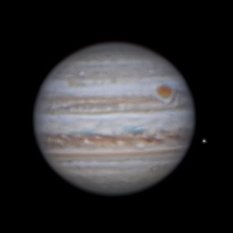 4月15日の木星とイオ