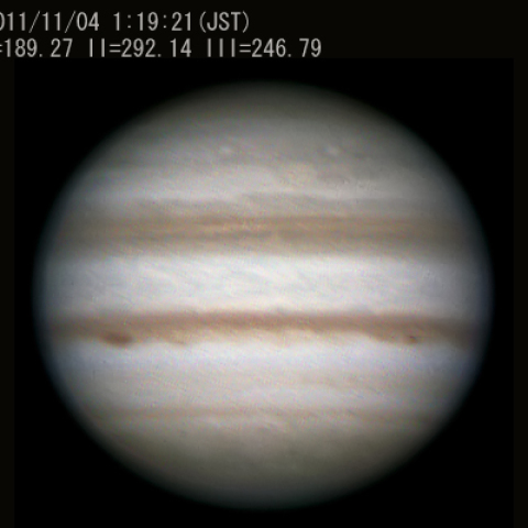 11月4日の木星