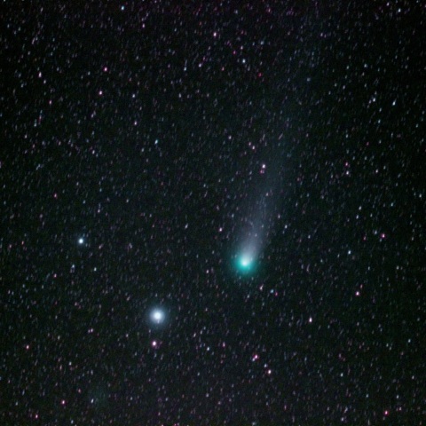 遠ざかるラブジョイ彗星