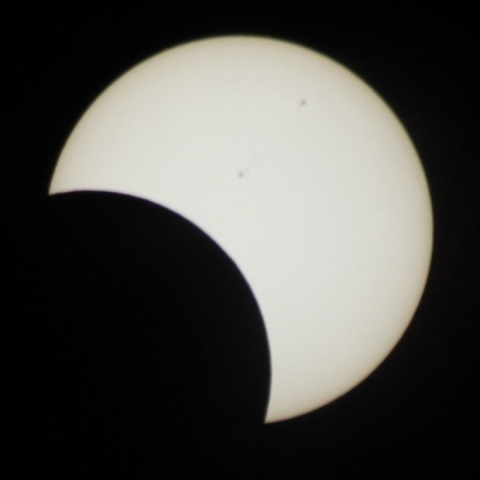 金環日食と黒点