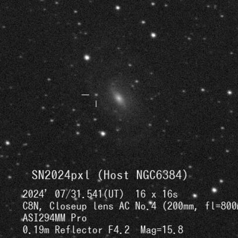 超新星2024pxl（NGC6384）