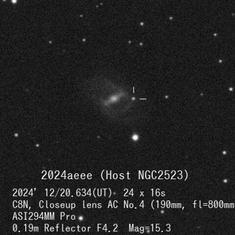 超新星2024aeee（Host NGC2523）