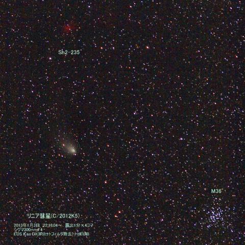 リニア彗星(C/2012K5)とM36