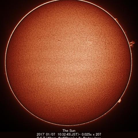 1/7の太陽