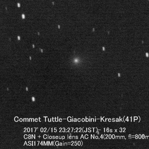 2/15のタットル－ジャコビニ－クレサク彗星(41P)
